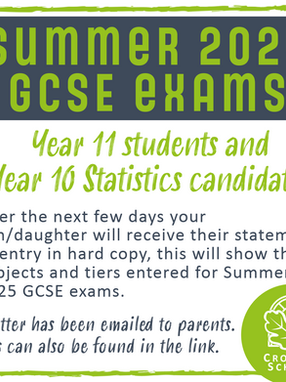 Summer 2025 GCSE exams