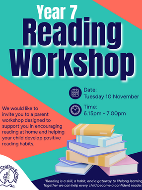 Year 7 Parent Reading Workshop