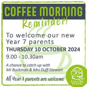 Year 7 Coffee Morning