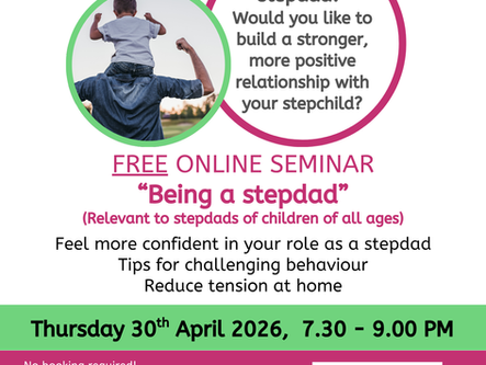 Free Online Seminar for Step Dads