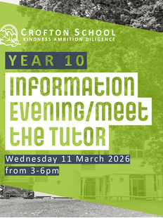 Year 10 Meet the Tutor/Information Evening