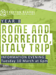Rome & Sorrento Trip Information Evening