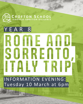 Rome & Sorrento Trip Information Evening