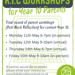 Year 10 R.I.C. Workshops