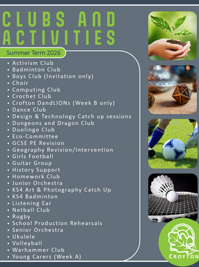 Summer Term Clubs
