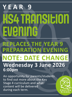 Year 9: KS4 Transition Evening
