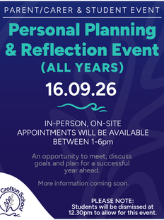 Personal Planning & Reflection Event