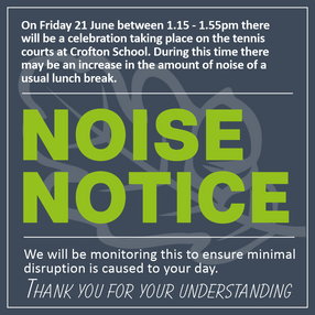 A notice for our neighbours > > >