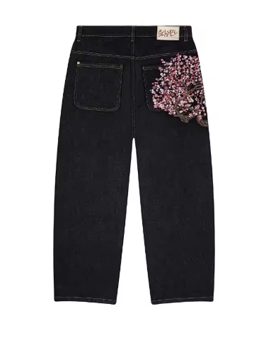 Thumbnail: Cherry Blossom Baggy Jeans