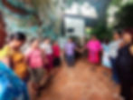 Integrantes de la Asociación de Mujeres de Panchimalco en una actividad lúdica. En la actualidad, construyen la Casa de la Mujer de Panchimalco en un terreno de ACUA.