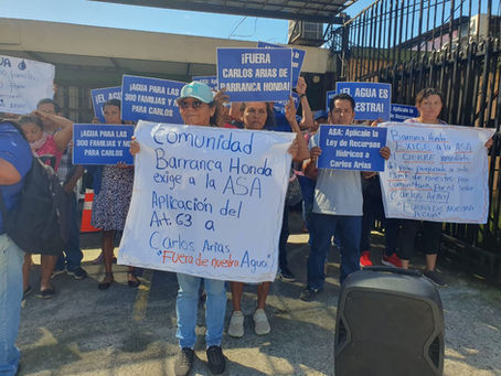 Ante escasez de agua, comunidad Barranca Honda exige a ASA el cierre de un pozo agroindustrial