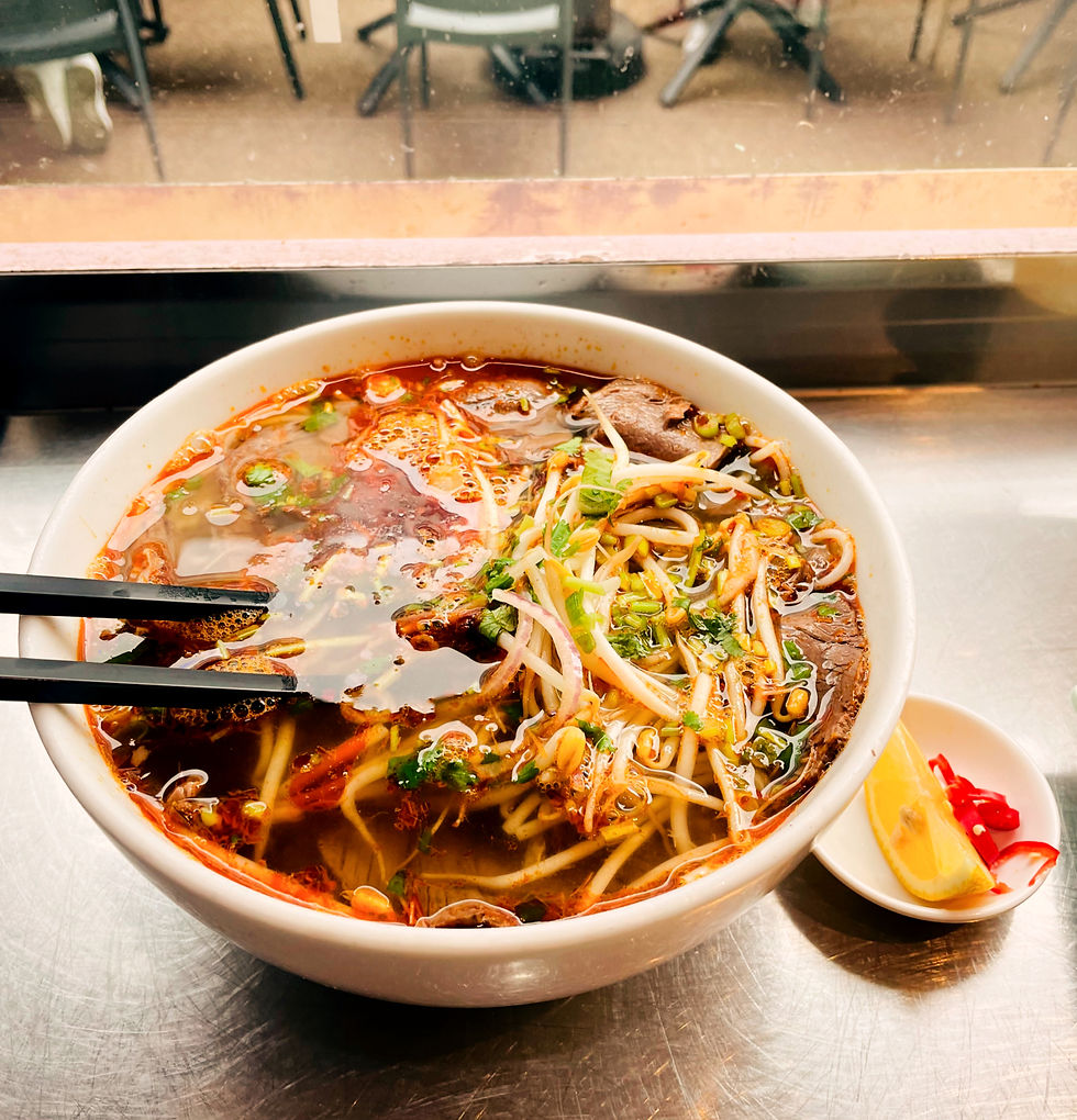 The broth so clear that you can almost see your future