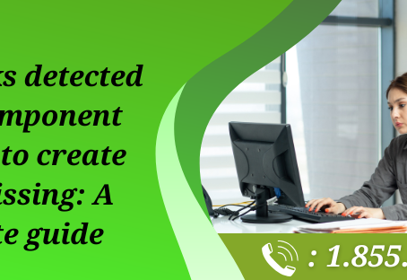 QuickBooks detected that a component required to create pdf is missing: A complete guide