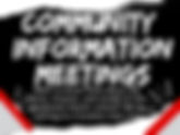 Community Information Meetings planned for March 19