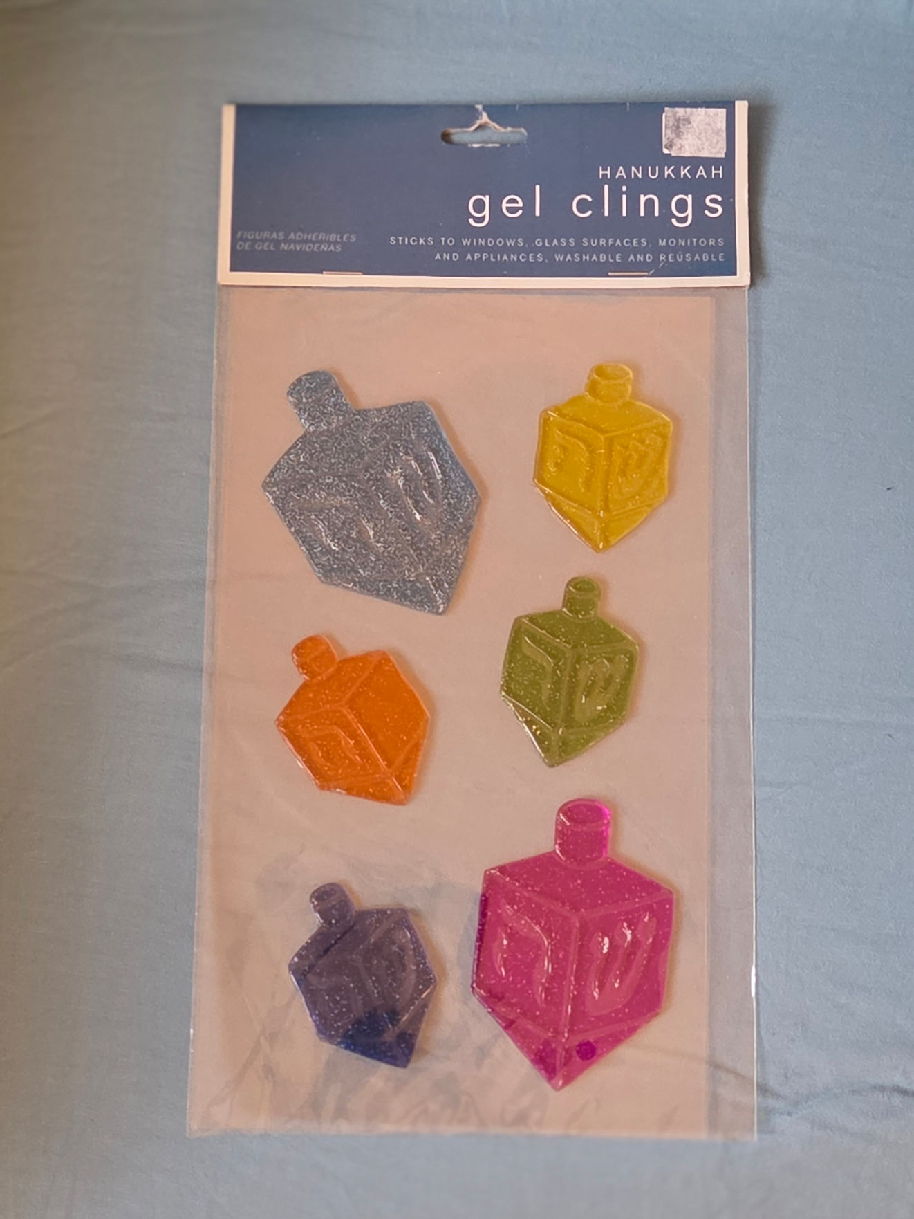 Dreidel gel clings