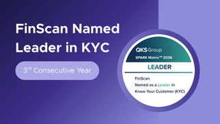 FinScan named a Leader in QKS Group’s SPARK Matrix™ on Know Your Customer (KYC) Solutions for third consecutive year