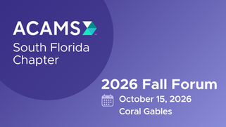 ACAMS South Florida Chapter Fall Forum