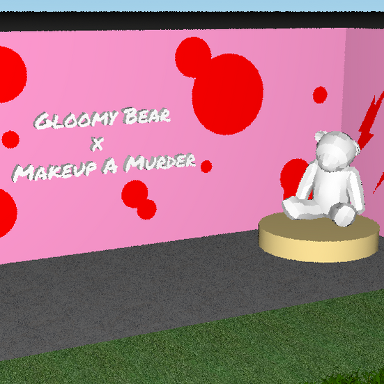 Pop up Collab (Gloomy Bear x Makeup A Murder)