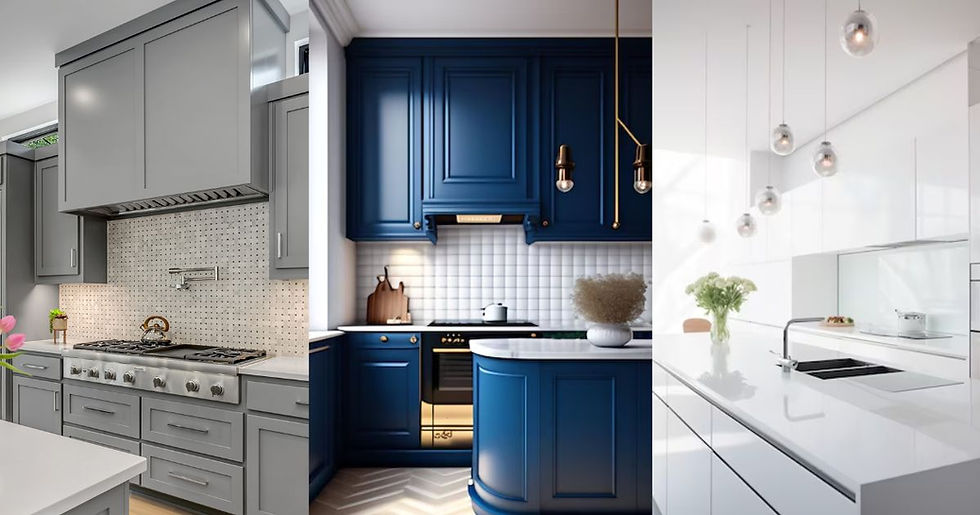 different kitchen cabinet colors trending in 2024