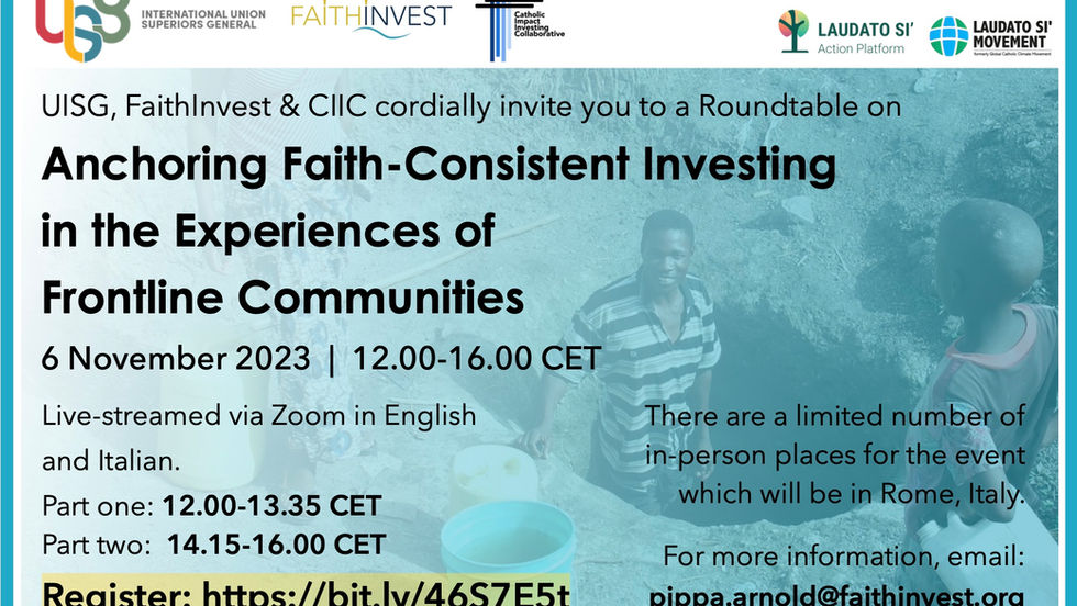 Nov 6 roundtable: FCI and the needs of frontline communities