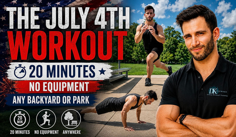 The July 4th Workout: 20 Minutes, No Equipment, Any Backyard or Park