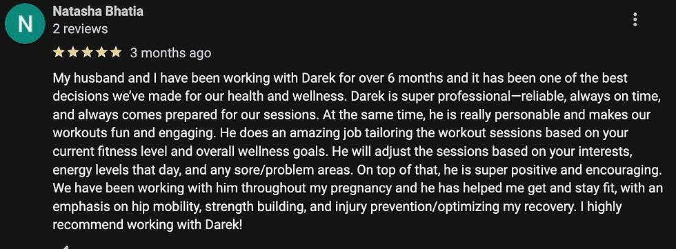 5 Star Review! Pre Natal Fitness