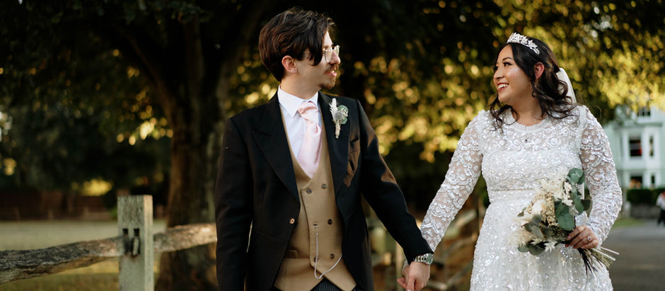 Jasmine & Tom's Beautiful Wedding at Their Family Home in Portchester