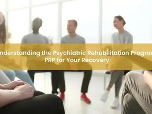 A support group session taking place as part of a Psychiatric Rehabilitation Program, aimed at fostering recovery and understanding among participants.
