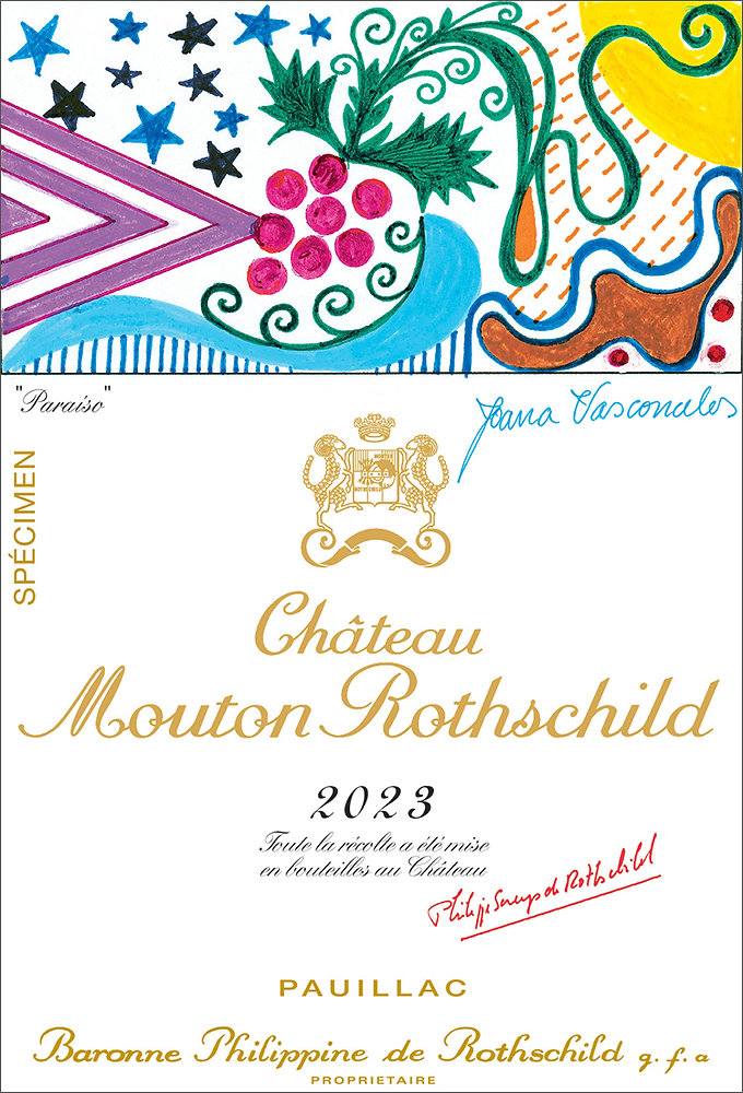 An artwork by Joana Vasconcelos to illustrate the label for