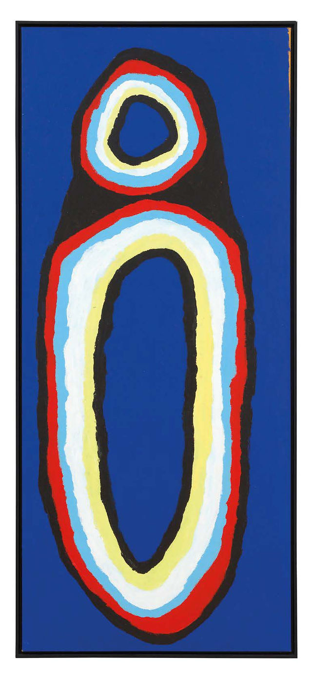 Sally Gabori, Big Crocodile at McKenzie River, Courtesy of the artist, Salon 94 & L'Appartement