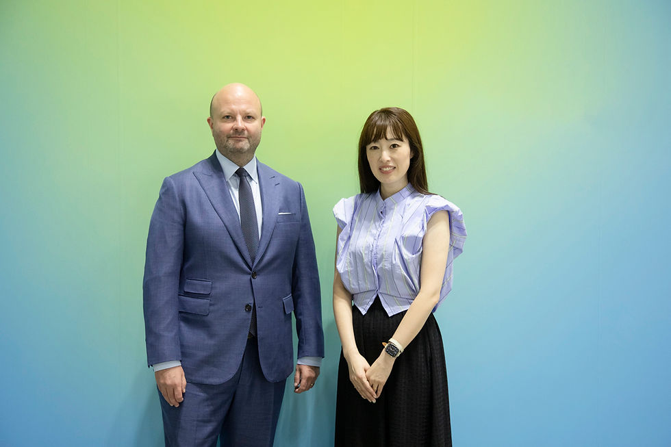 左から:マグナス・レンフルー氏、高根枝里氏(写真提供:Tokyo Gendai)