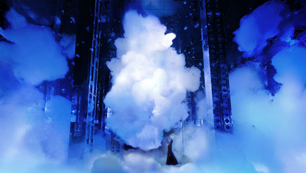 teamLab, Massless Amorphous Sculpture © teamLab