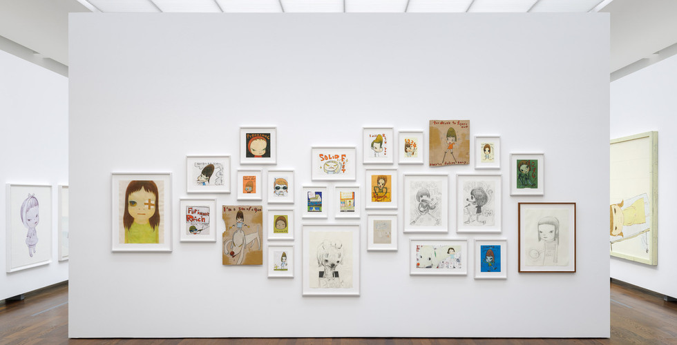 Yoshitomo Nara, exhibition at Museum Frieder Burda, Baden-Baden 2024 © Yoshitomo Nara, courtesy Yoshitomo Nara Foundation; photo: Nikolay Kazakov