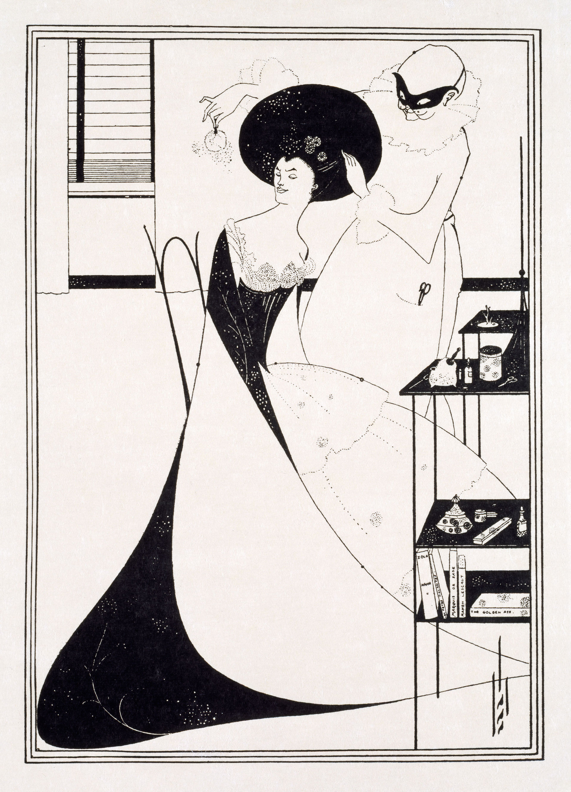 ‘The Toilette of Salomé II’, plate XII for Salomé by Oscar Wilde 1893 (designed), 1907 (printed)