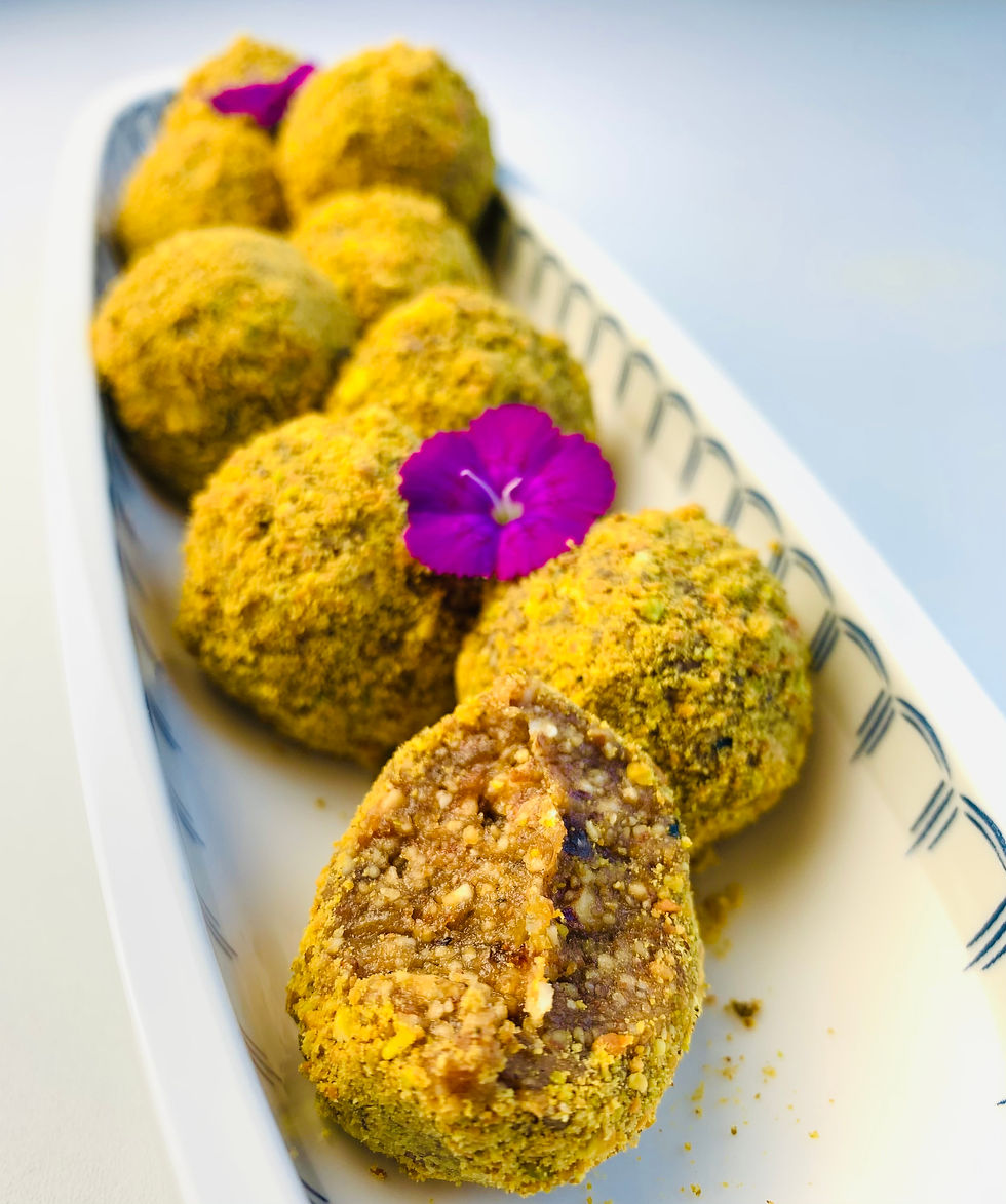 Pistachio bombs