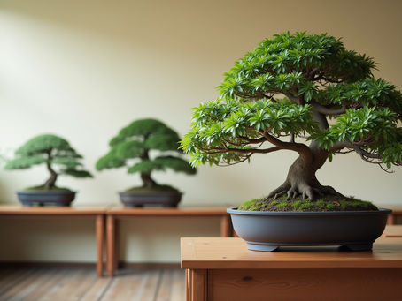 Il Kazari l'arte dell'esposizione Bonsai