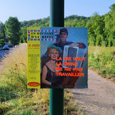 Carrés sur l'Axe 2023, peinture originale dans l'espace public à Moret-sur-Loing