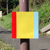 Carrés sur l'Axe 2023, oeuvre originale dans l'espace public à la Celle-sur-Seine