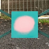 Carrés sur l'Axe 2023, oeuvre originale dans l'espace public à la Celle-sur-Seine