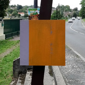 Carrés sur l'Axe 2023, oeuvre originale dans l'espace public à la Celle-sur-Seine