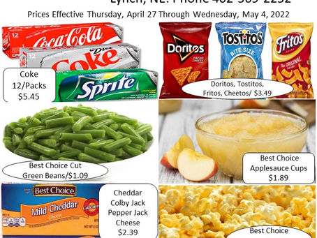 Specials Ending 05/04/22