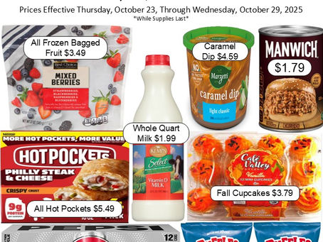 Specials Ending 10/29/25