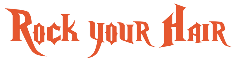 Logo Rock Your Hair - orange - vektor cm