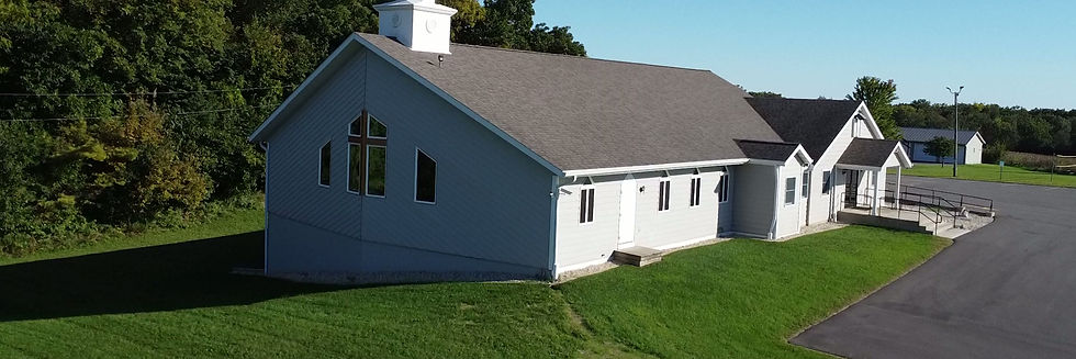An overhead video of Westside Baptist Church