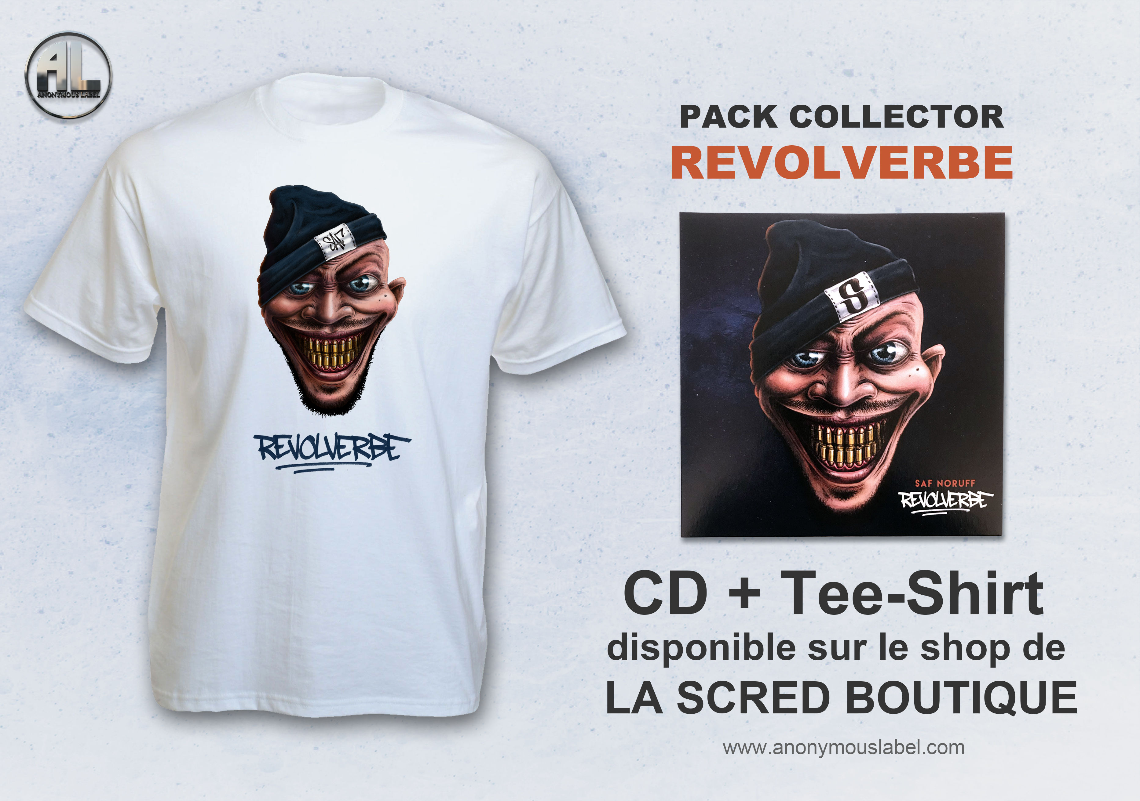 Pack (Cd + T-shirt) N°2 - Revolverbe Vol.1