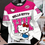 Thumbnail: MIniso Hello Kitty O-neck Football Jersey Summer Sportswear Women's Men Loose Ca