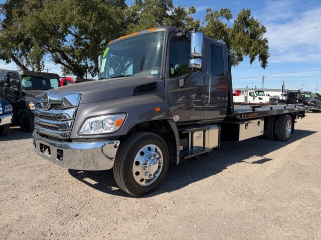 2026 Hino L6 EXT - Jerr-Dan 22' XLP Steel Deck Carrier w/ Auto-Grid