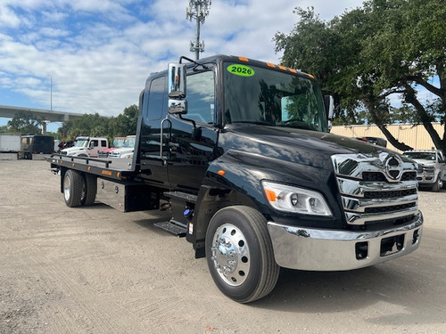 2026 Hino L6 EXT - Jerr-Dan 22' XLP Steel Deck Carrier | TruckMax