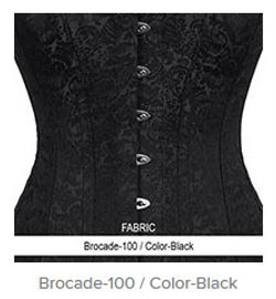 Brocade-100 Color-Black