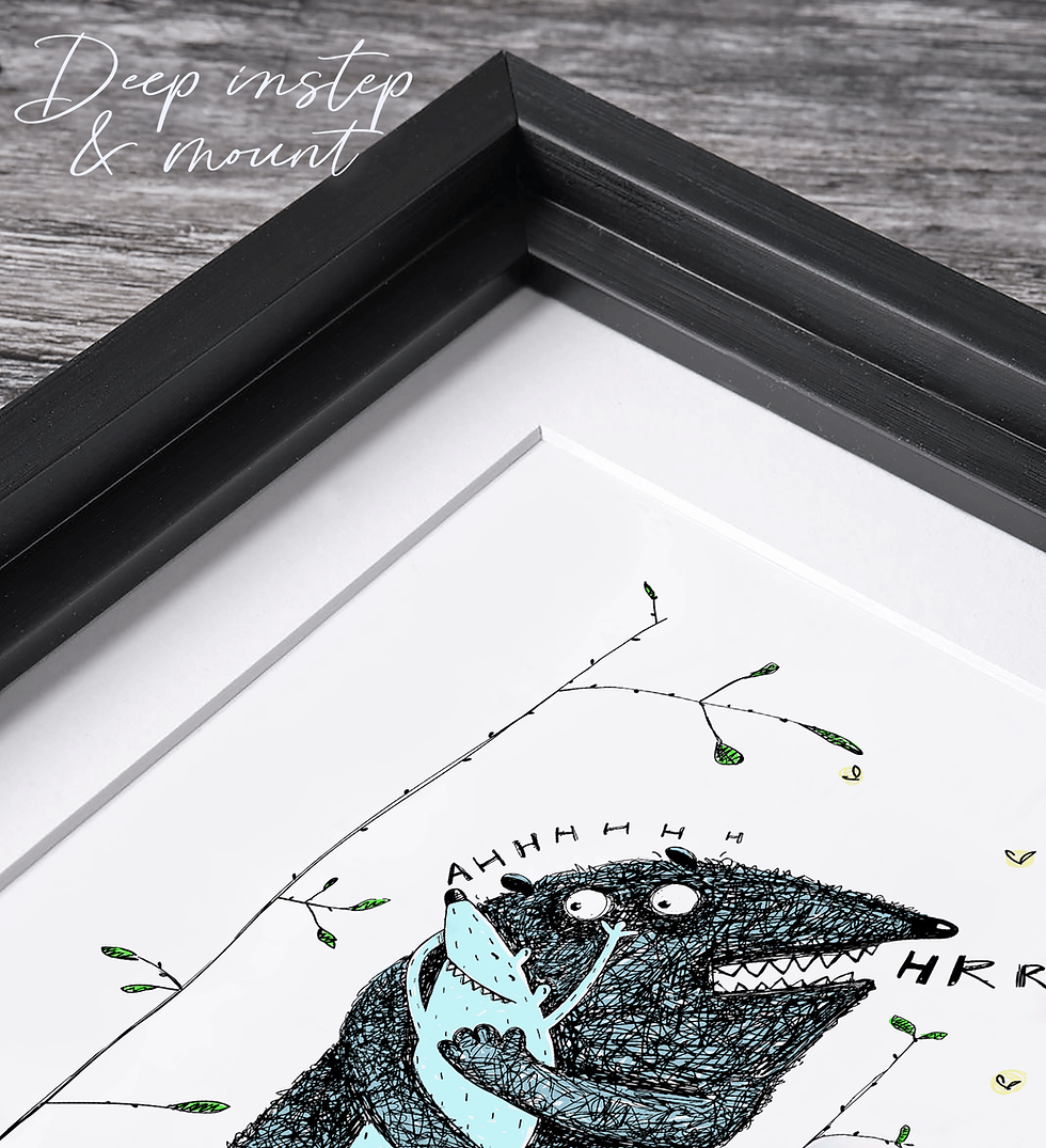 Thumbnail: "Daddy's Little Monsters" - Personalised Daddy Gift Picture (From 3 Children)